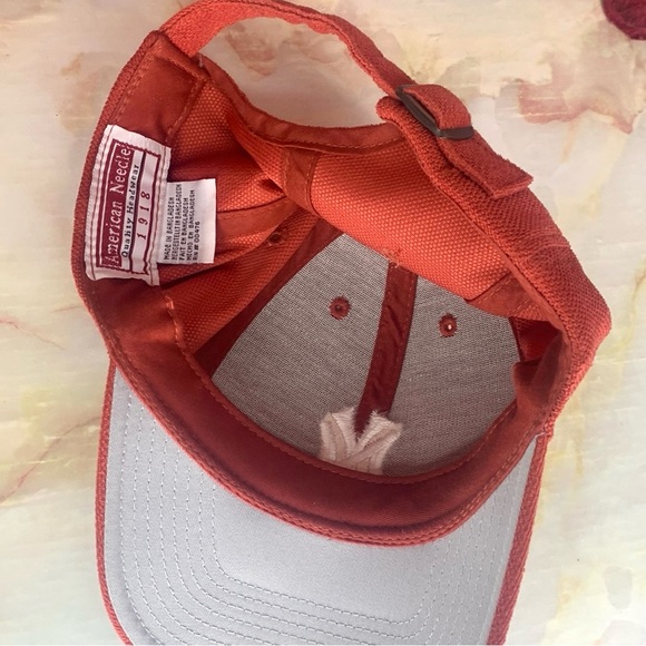 American Needle Burnt Orange New York Yankees Soft Fabric Baseball Hat - Picture 8 of 8